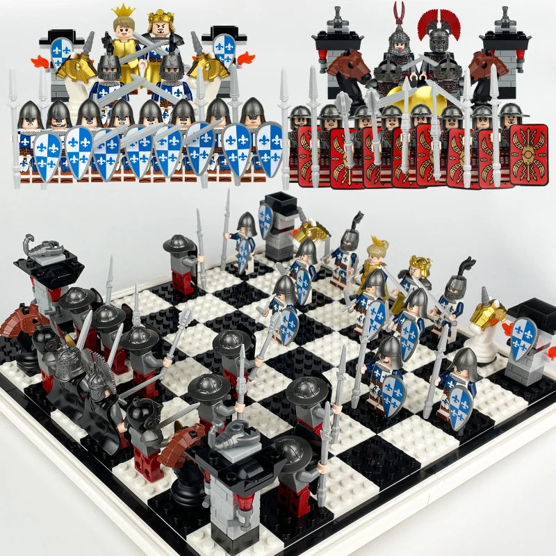Building Block Knight Chess Set